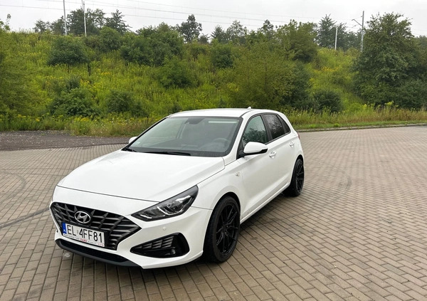 Hyundai I30 cena 58499 przebieg: 28700, rok produkcji 2021 z Łódź małe 137